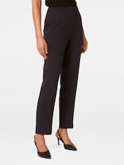 Forever New Blue Gwyneth Tapered Trousers - Image 4 of 5