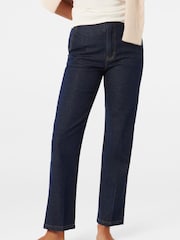 Forever New Blue Amy Ankle Straight Leg Jeans - Image 1 of 5