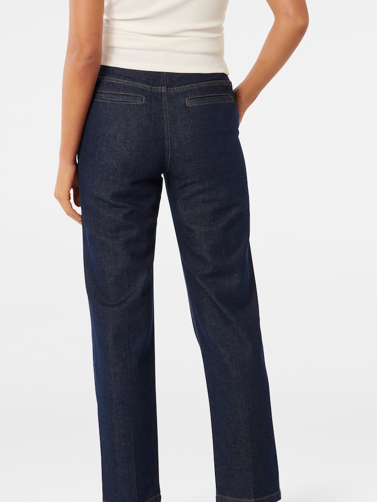 Forever New Blue Amy Ankle Straight Leg Jeans - Image 2 of 5