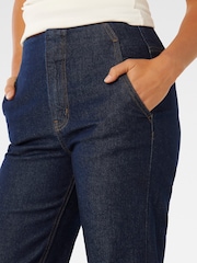 Forever New Blue Amy Ankle Straight Leg Jeans - Image 3 of 5