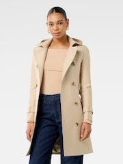 Forever New Natural Kirsty Structured Hooded Trench Coat - Image 4 of 5