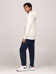 Tommy Jeans Natural Regular Fit Signature Hoodie - Image 3 of 5