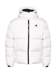 Tommy Jeans White Tommy Jeans Gold Alaska Puffer Jacket - Image 5 of 5