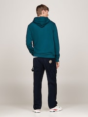 Tommy Jeans Blue Regular Fit Signature Hoodie - Image 2 of 5