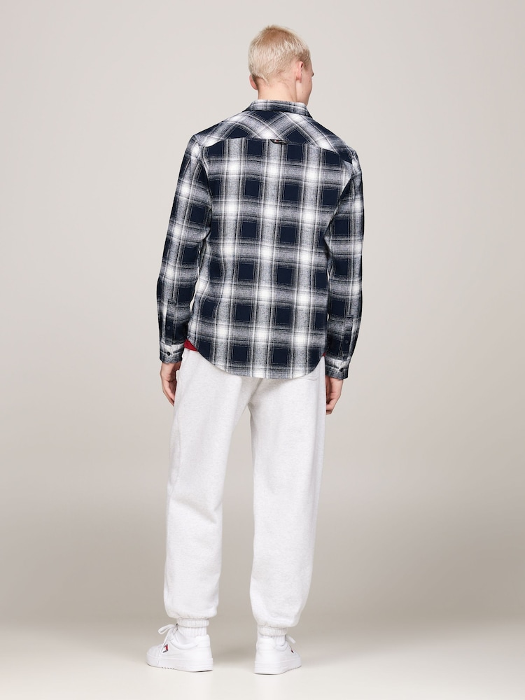 Tommy Jeans Regular Fit Check Flannel Shirt - Изображение 2 из 5