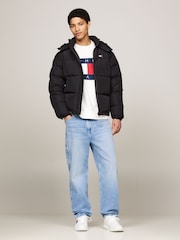 Negru - Tommy Jeans Aur Alaska Puffer Jachetă - Image 2 of 6