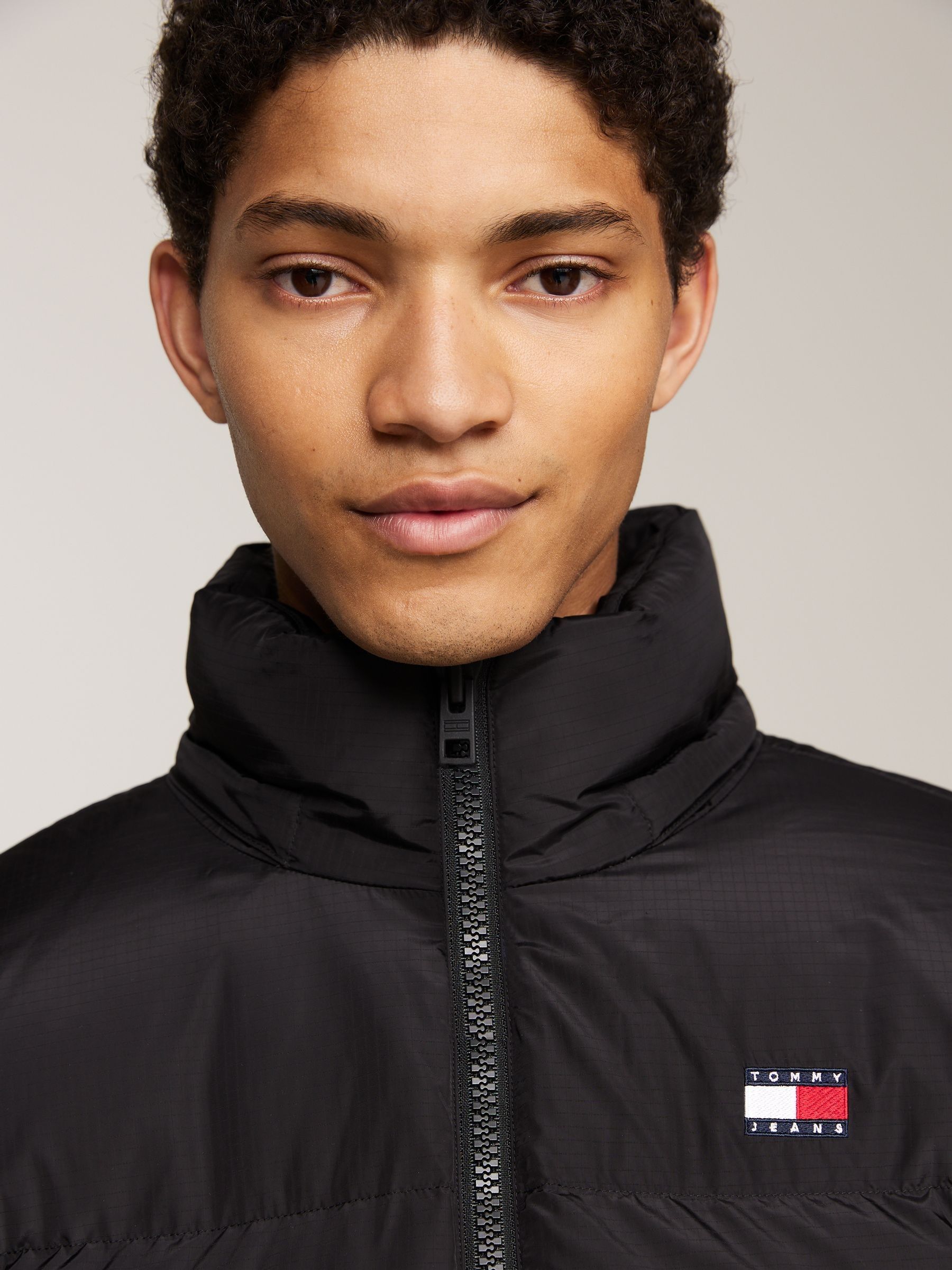 Buy Tommy Jeans Black Tommy Jeans Gold Alaska Puffer Jacket