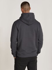 Tommy Jeans Grey Regular Fit Badge 100% Cotton Hoodie - Image 2 of 6