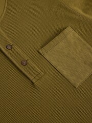 White Stuff Green Andover Henley 100% Cotton T-Shirt - Image 6 of 6