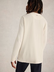 White Stuff Natural Andover Henley 100% Cotton T-Shirt - Image 2 of 6