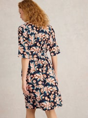 White Stuff Blue Ash Shift Dress - Image 2 of 6