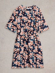 White Stuff Blue Ash Shift Dress - Image 5 of 6