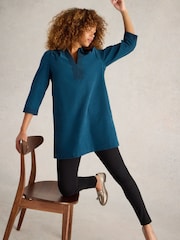 White Stuff Green Blaire Co-ord Tunic - Image 1 of 6