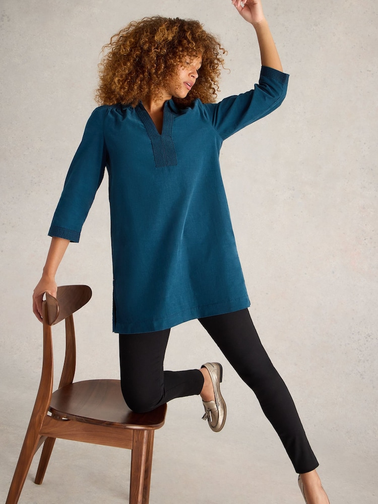 White Stuff Green Blaire Co-ord Tunic - Image 1 of 6 White Stuff Green Blaire Co-ord Tunic - Image 1 of 6