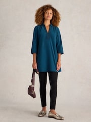White Stuff Green Blaire Co-ord Tunic - Image 3 of 6