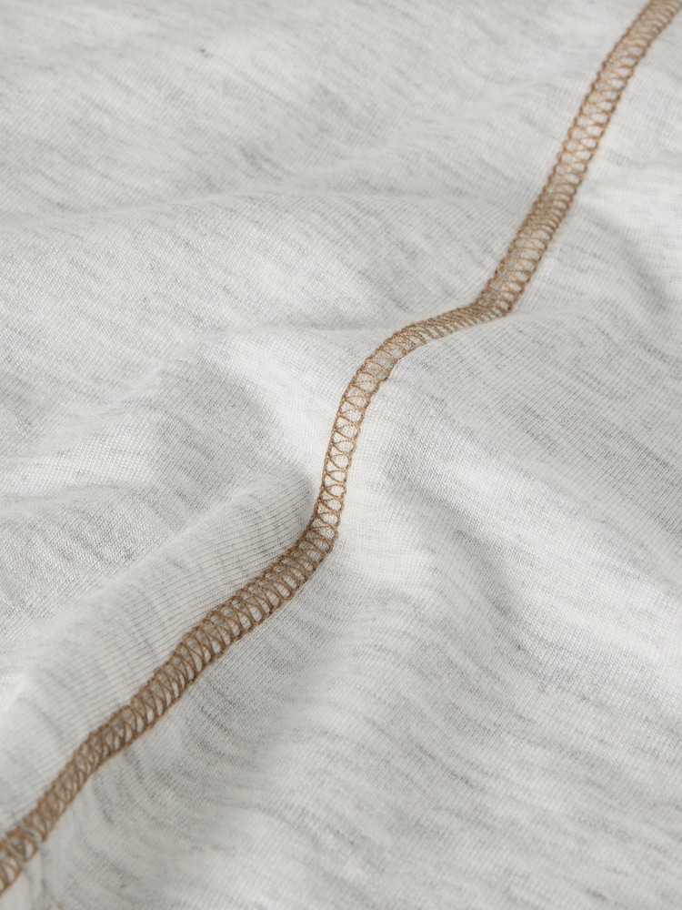 White Stuff Natural Camille High Neck T-Shirt - Image 6 of 6