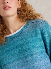 White Stuff Blue Lilbet Jumper - Image 4 of 6