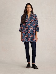 White Stuff Blue Blaire Co-ord Tunic - Image 1 of 6