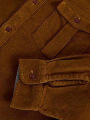 White Stuff Brown Griffin 100% Cotton Co-ord Shirt - Image 6 of 6