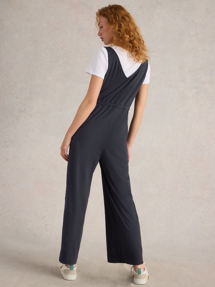White Stuff Grey Jasmine Jersey Jumpsuit - Image 2 of 6 White Stuff Grey Jasmine Jersey Jumpsuit - Image 2 of 6