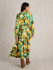 White Stuff Yellow Imogen Midi Dress - Image 2 of 6