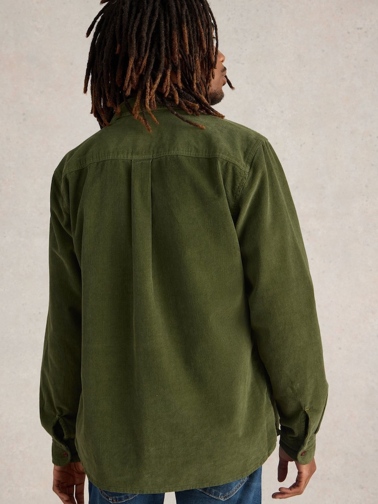 White Stuff Green Griffin 100% Cotton Co-ord Shirt - Image 2 of 6