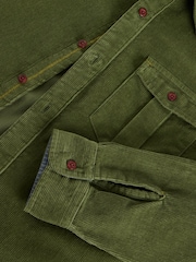 White Stuff Green Griffin 100% Cotton Co-ord Shirt - Image 6 of 6