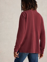 White Stuff Purple Utility 100% Cotton Polo Shirt - Image 2 of 6