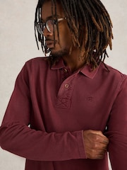 White Stuff Purple Utility 100% Cotton Polo Shirt - Image 3 of 6