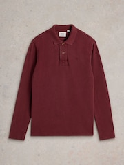 White Stuff Purple Utility 100% Cotton Polo Shirt - Image 5 of 6