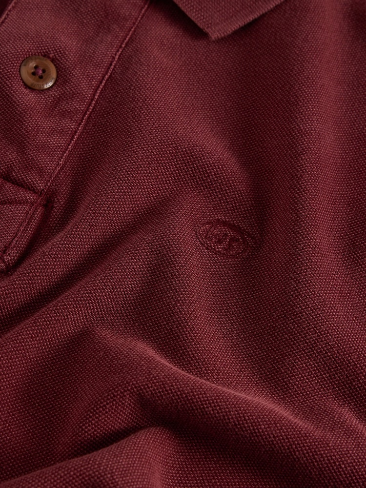 White Stuff Purple Utility 100% Cotton Polo Shirt - Image 6 of 6