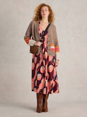 White Stuff Natural Judi Stripe Cardigan - Image 1 of 1