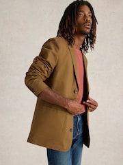 White Stuff Brown Chiltern 100% Cotton Blazer - Image 2 of 6