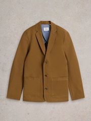 White Stuff Brown Chiltern 100% Cotton Blazer - Image 5 of 6