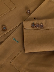 White Stuff Brown Chiltern 100% Cotton Blazer - Image 6 of 6
