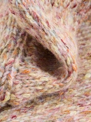 White Stuff Natural Textured V-Neck Jumper - Image 6 of 6