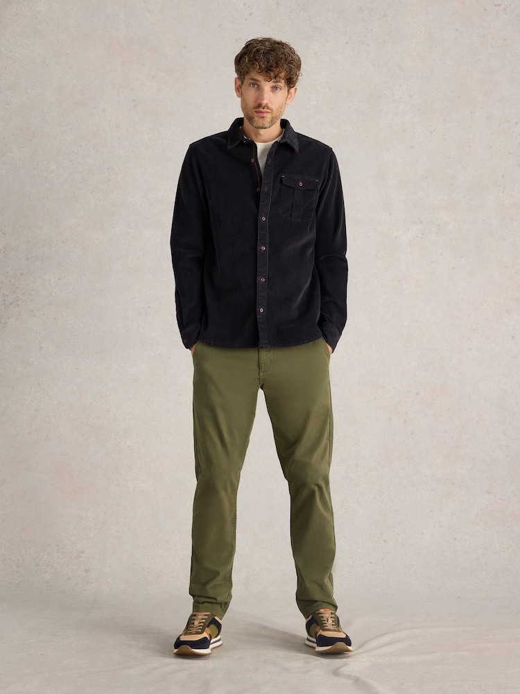 White Stuff Blue Griffin 100% Cotton Co-ord Shirt - Image 1 of 6