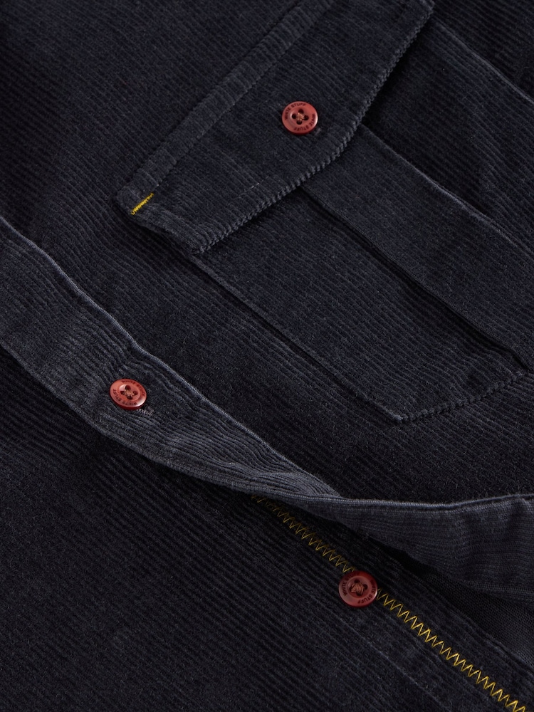 White Stuff Blue Griffin 100% Cotton Co-ord Shirt - Image 6 of 6