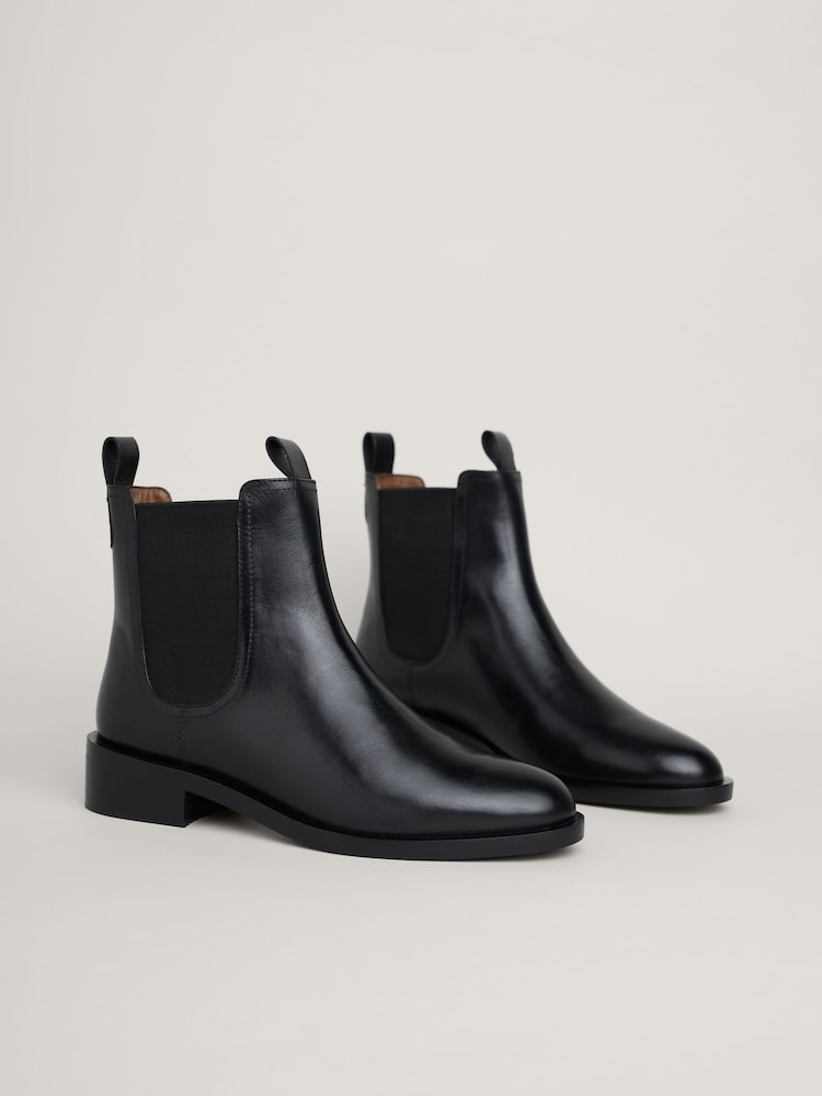 Seasalt Cornwall Black Ropewalk Boots - Image 1 of 4