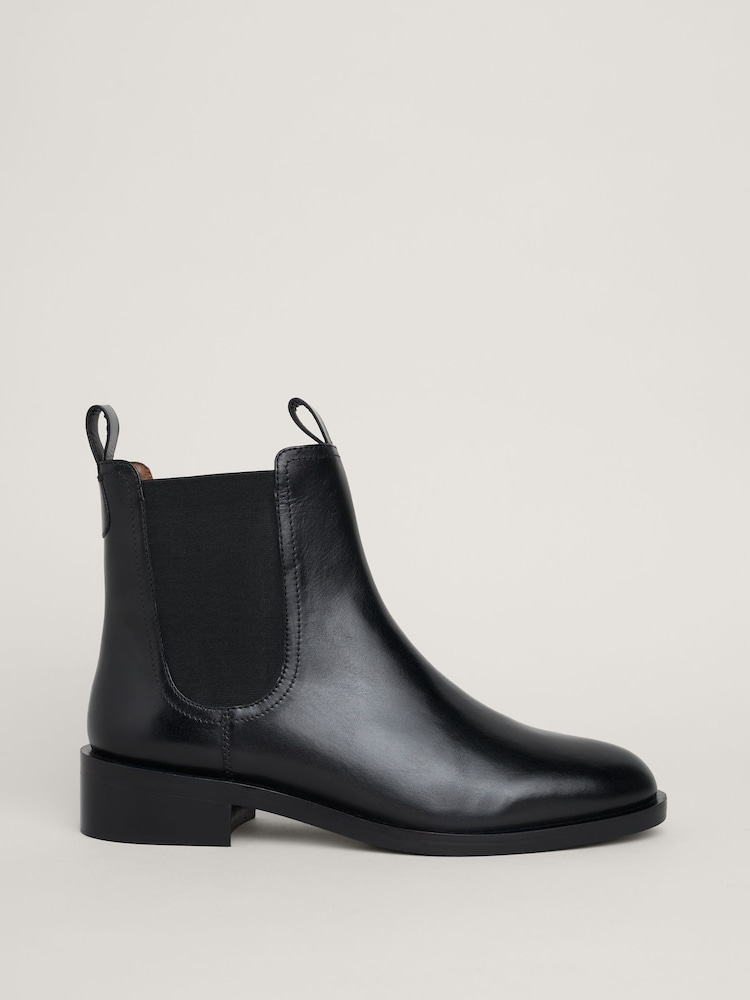 Seasalt Cornwall Black Ropewalk Boots - Image 2 of 4
