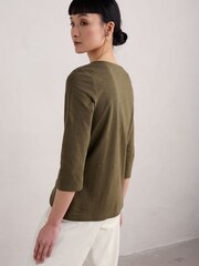 Seasalt Cornwall Green Carlyon Top - Image 3 of 5