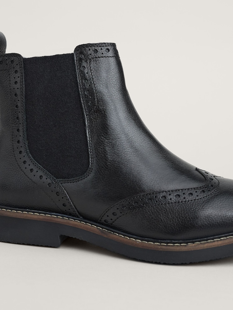 Seasalt Cornwall Black Embarking Boots - Image 5 of 5