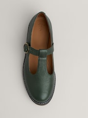 Seasalt Cornwall Green Daisy Trail Leather Shoes - Image 4 of 5