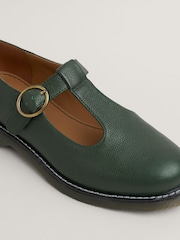 Seasalt Cornwall Green Daisy Trail Leather Shoes - Image 5 of 5