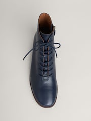 Seasalt Cornwall Blue Oak Grove Leather Boots - Image 3 of 5
