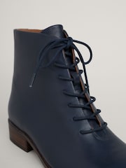 Seasalt Cornwall Blue Oak Grove Leather Boots - Image 5 of 5