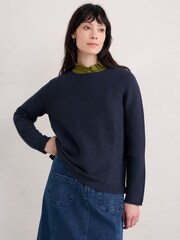 Seasalt Cornwall Blue Makers Jumper - Image 1 of 4