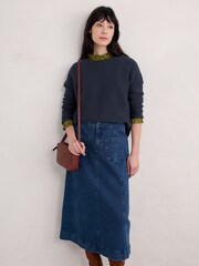 Seasalt Cornwall Blue Makers Jumper - Image 2 of 4