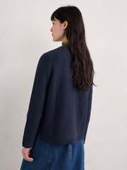 Seasalt Cornwall Blue Makers Jumper - Image 3 of 4