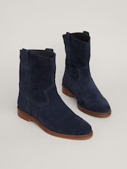 Seasalt Cornwall Blue Wayside Boots - Image 1 of 4